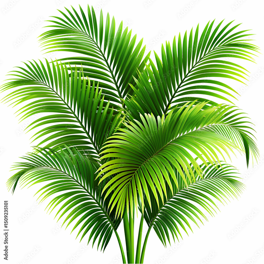 Fototapeta premium palm tree isolated on white