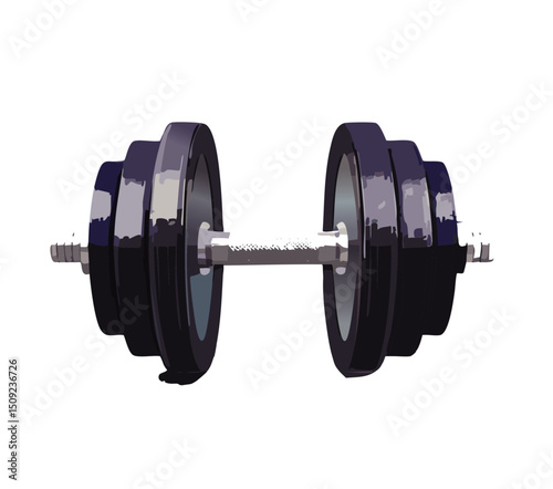Illustration of dumbell