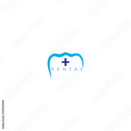A dental logo, Here is a tooth symbol.