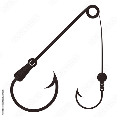 Metal Hooks Silhouette Set .