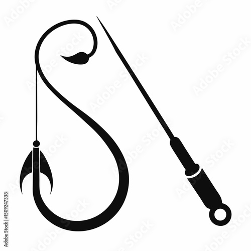 Metal Hooks Silhouette Set .
