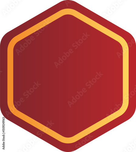 Sophisticated Red and Gold Tag Set