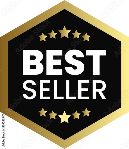Bestseller Title in Golden Glow