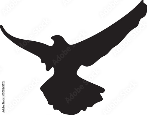 Majestic Eagle Silhouette Vector