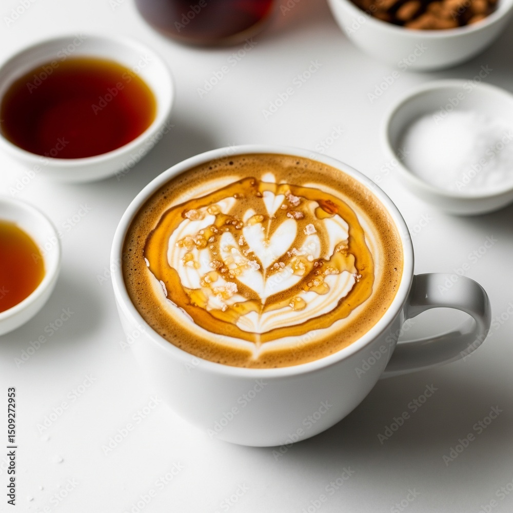 Salted Maple Latte Salted Maple Latte