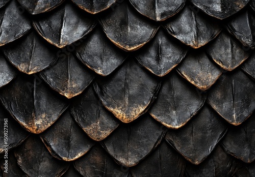 A plastic grid background with a modern, grey, embossed pentagon pattern symbolizes technology, with its dark, geometric shapes and voluminous cells
