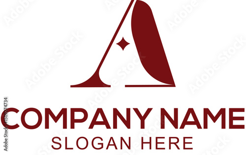 Elegant Letter A Monogram Logo