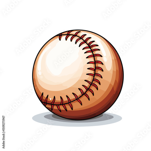 Professional Baseball Equipment Icon Vector Illustration for Sports Graphic Designs