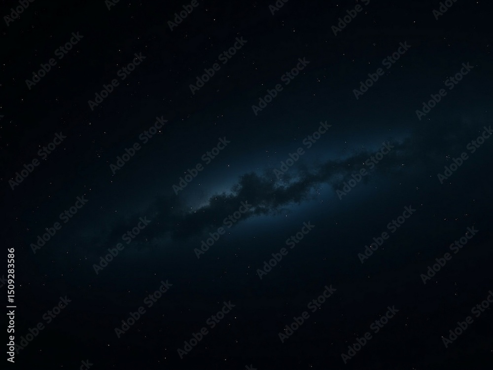 Fototapeta premium Night sky with stars sparkling on black background