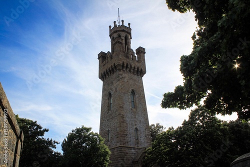 Foto Victoria Tower view in Saint Peter Port, Bailwick of Guernsey, Channel Islands
