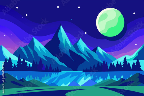 winter forest landscape