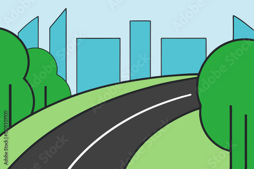road to the city