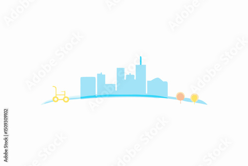 city skyline vector illustration