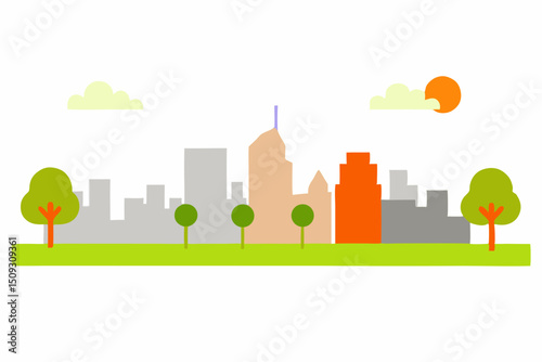 green city landscape
