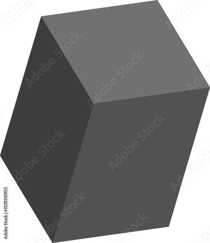 Angled bar with a diagonal axis, edge definition, and visual depth through structured layers.