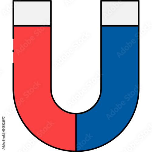 Magnet single icon vector illustration