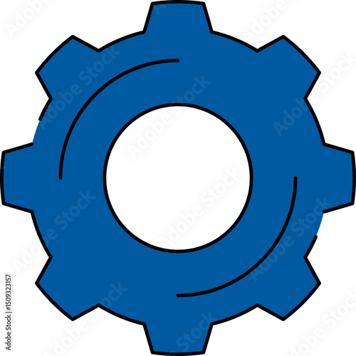 Setting single icon vector illustration