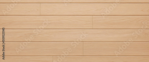 Top-Down Texture of Smooth Light Wood Panels with Subtle Grain
