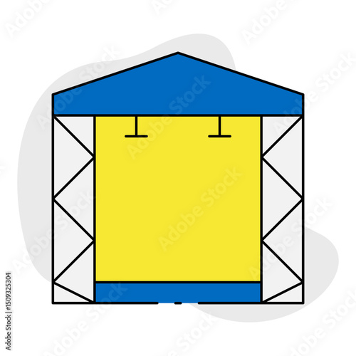 Concert single icon vector illustration