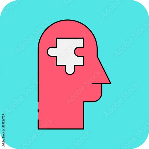 Puzzle single icon vector illustration