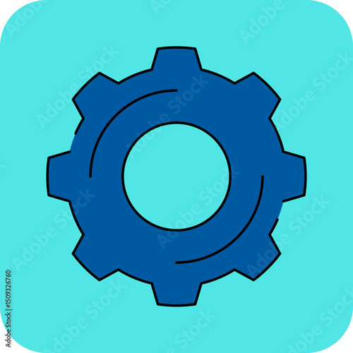 Setting single icon vector illustration