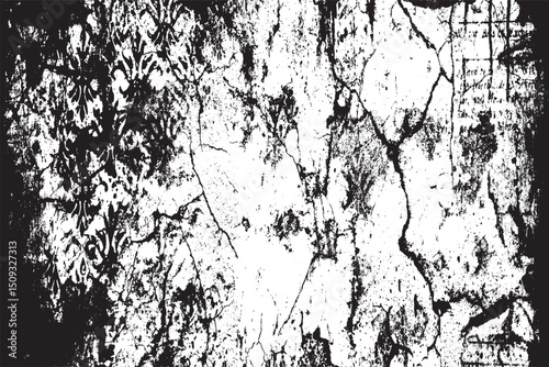 Black and white cement texture grunge background
