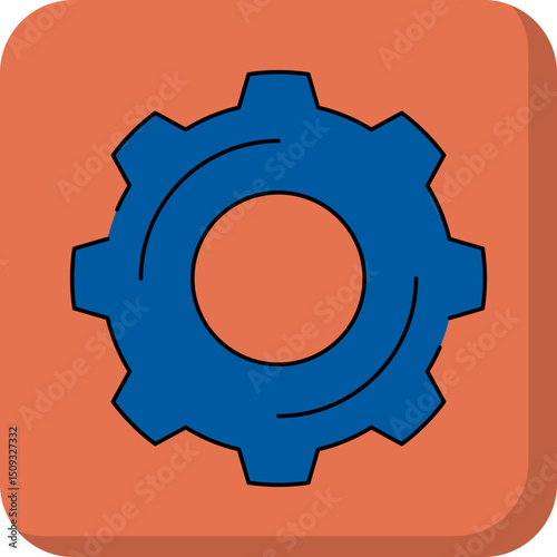 Setting single icon vector illustration