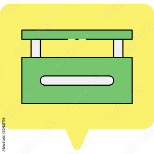Hurdle single icon vector illustration