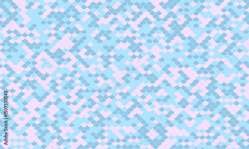 Abstract pastel mosaic pattern.  Subtle, calming design ideal for backgrounds, websites, textiles, or packaging.  The soft blue and pink hues evoke a sense of serenity and playful sophistication.