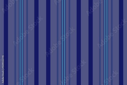 Motif pattern lines texture, grungy vertical stripe vector. Selection background seamless textile fabric in blue and cyan colors.