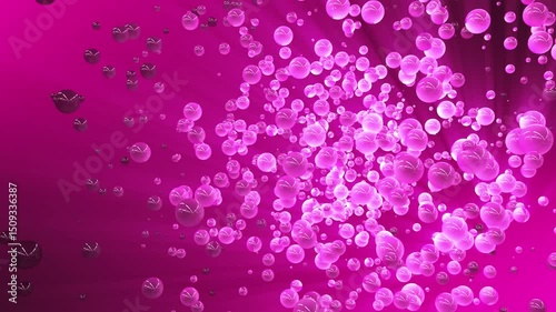 pink bubbles background