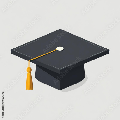 graduation cap and diploma