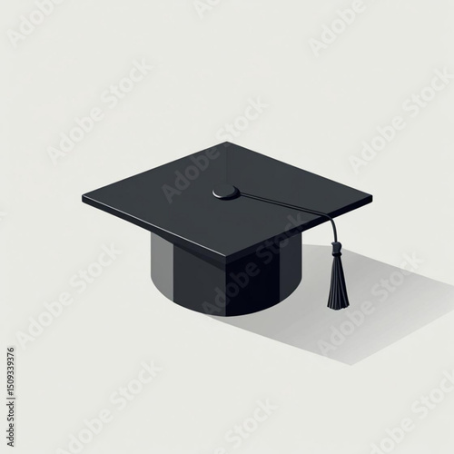 graduation cap with diploma