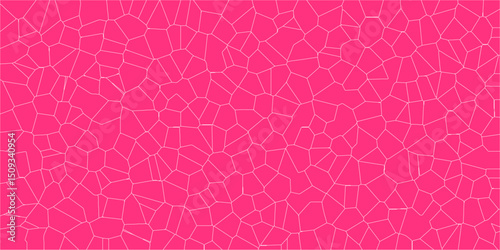 Geometric artwork with natural cellular influence

