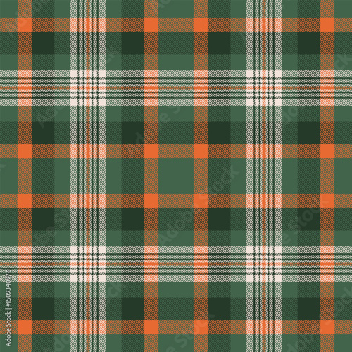 Pixel textile tartan background, classy texture pattern vector. Filigree fabric plaid check seamless in green and dark colors.