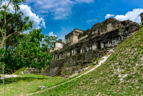 The majestic Pyramid of Tikal rises from the Guatemalan jungle, showcasing ancient Mayan architecture, rich history, and breathtaking views in a UNESCO World Heritage Site.