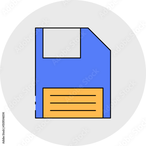 Save single icon vector illustration