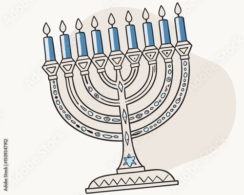 Hanukkah Menorah Design