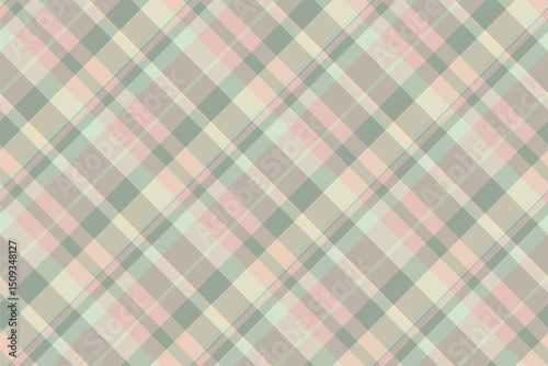 Luxury texture seamless plaid, robe textile tartan pattern. Glamour background vector fabric check in pastel and light colors.