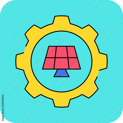 Setting single icon vector illustration