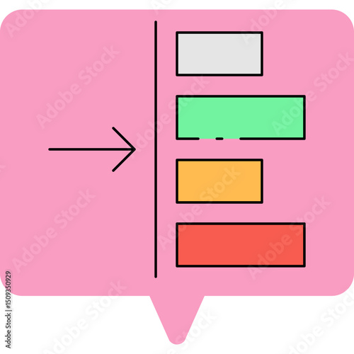 Analytics single icon vector illustration