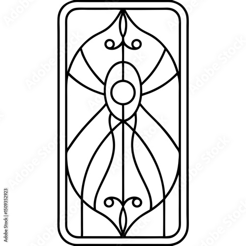 Outline Tarot Card Design, for Mystical Branding