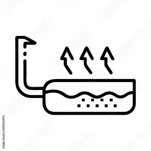 Underground heat pipe system, for engineering diagrams