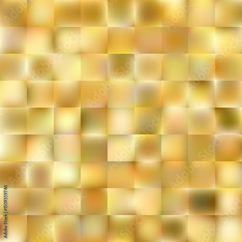 Glowing abstract background with square shaped gradient