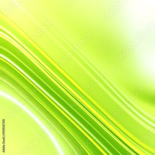 Green lime yellow white abstract background. Color gradient ombre blur. Line wave liquid fluid. Noise grain mesh. Bright fresh light neon glow glitter metallic foil. Design.