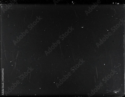 Vintage film grain overlay, realistic noise with subtle scratches and dust specks