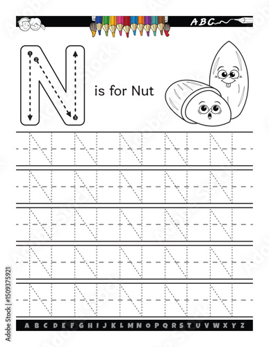ABC Practice Tracing Book For Kids