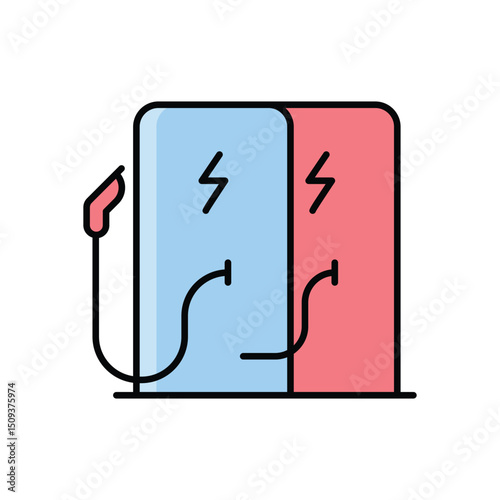 Charging Station Icon vector