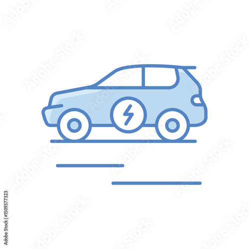 Electric Car Icon vector
