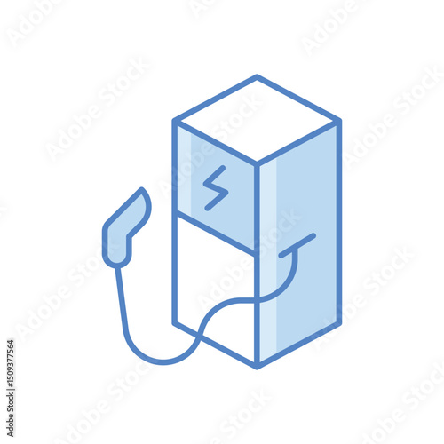Charging Station Icon vector